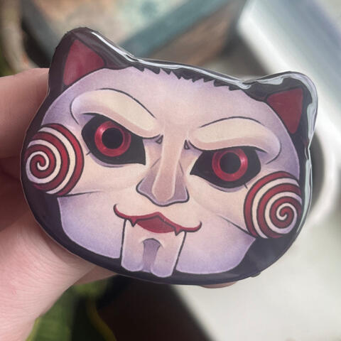SAW - cat button