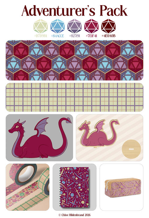 Adventurer's Pack - Color 1 Sheet 2