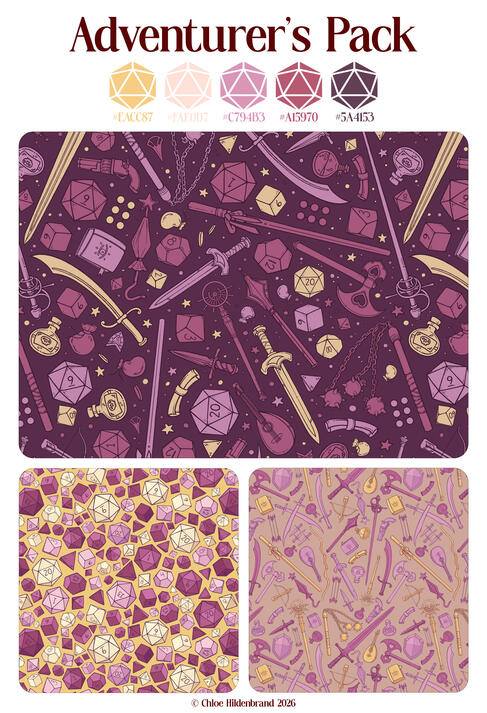 Adventurer's Pack - Color 3 Sheet 1 Adventurer's Pack - Color 3 Sheet 1