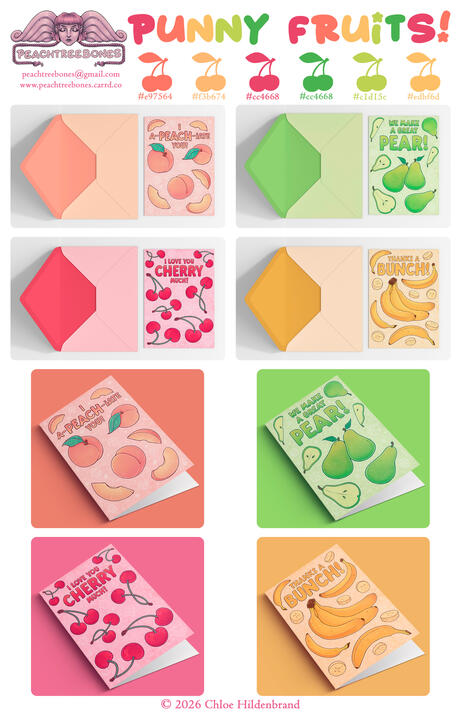 Punny Fruits - Sheet 2