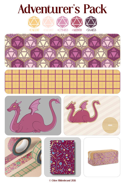 Adventurer's Pack - Color 3 Sheet 2 Adventurer's Pack - Color 3 Sheet 2